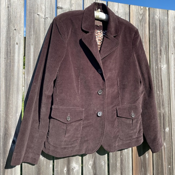Oversized brown jacket - Picture 3 of 4